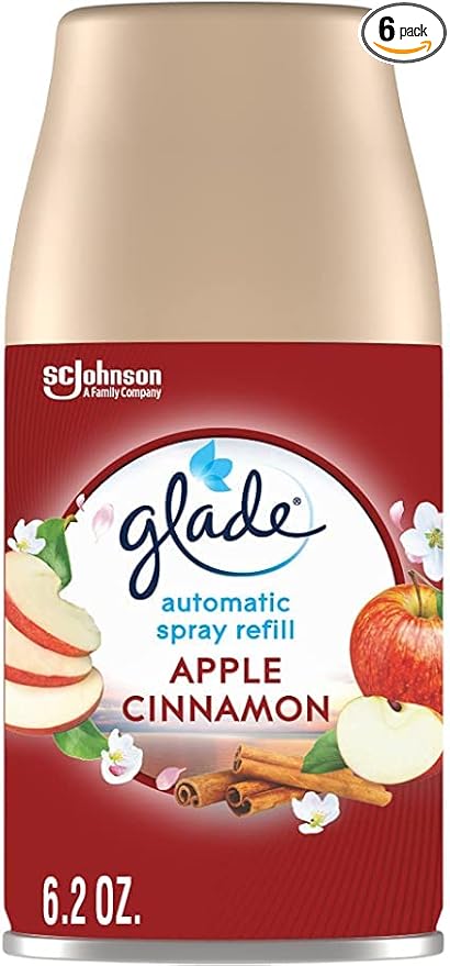 Glade Apple Cinnamon Automatic Refill 6.2 Oz (pack of 6)