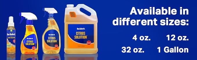 De-Solv-it Orange-Sol Citrus Solution - Odor &amp Stain Remover for Cloth Wood Glass &amp More 5 gallon