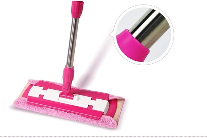 Professional Microfiber Hardwood Floor Mop Flat Mops with Pieces Washable Pads for Home and Office Wet or Dry Floor Cleaning