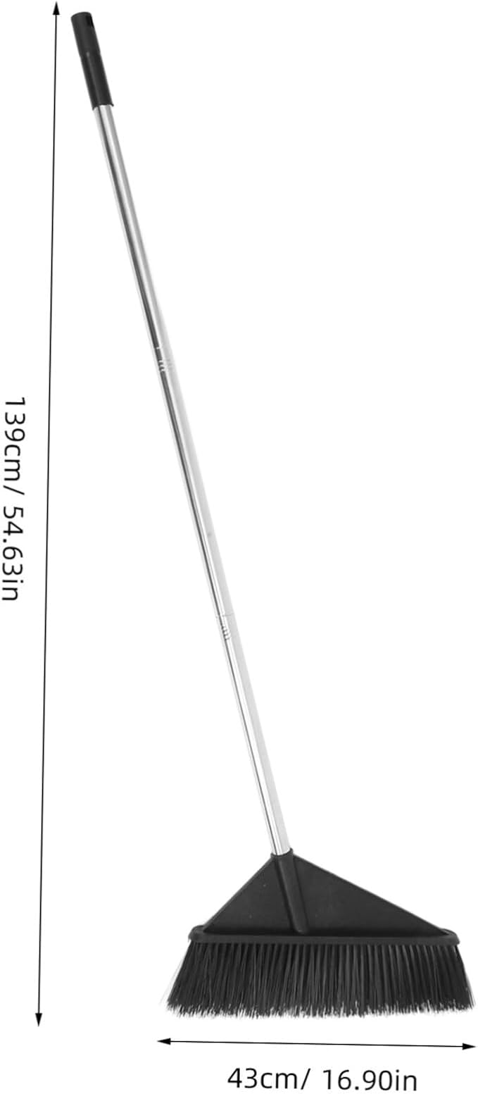 Wide Cleaning Broom Long Handle Scrub Broom for Outdoor and Indoor Household Cleaning Supply