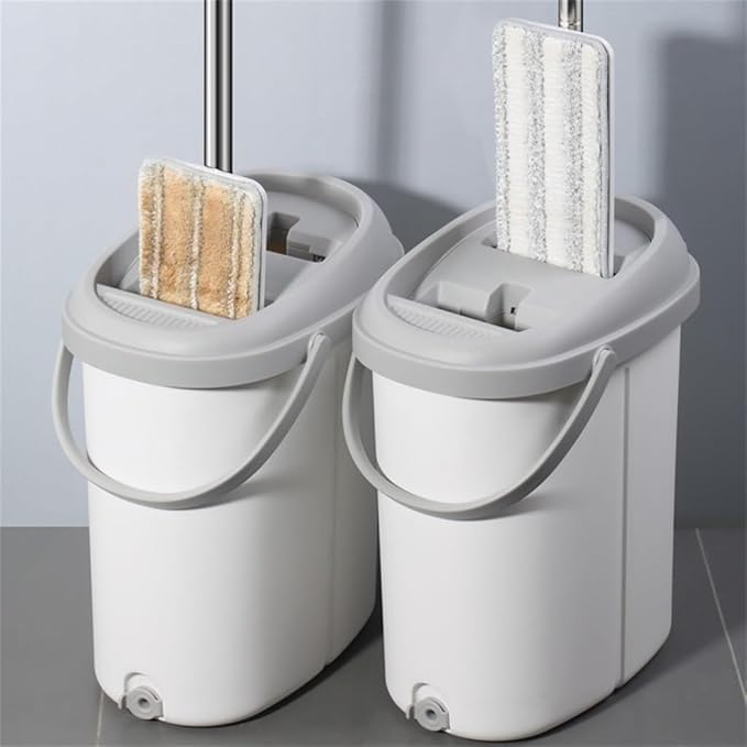 Flat Mop Hand-Free Household A Net Lazy Squeeze Water Floor