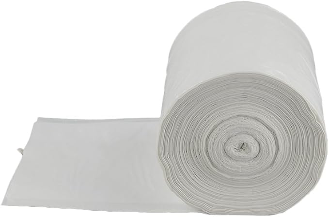Ggbin 18 Gallon Large Trash Bags White Kitchen Garbage Bags 80 Counts Lawn and Leaf bags