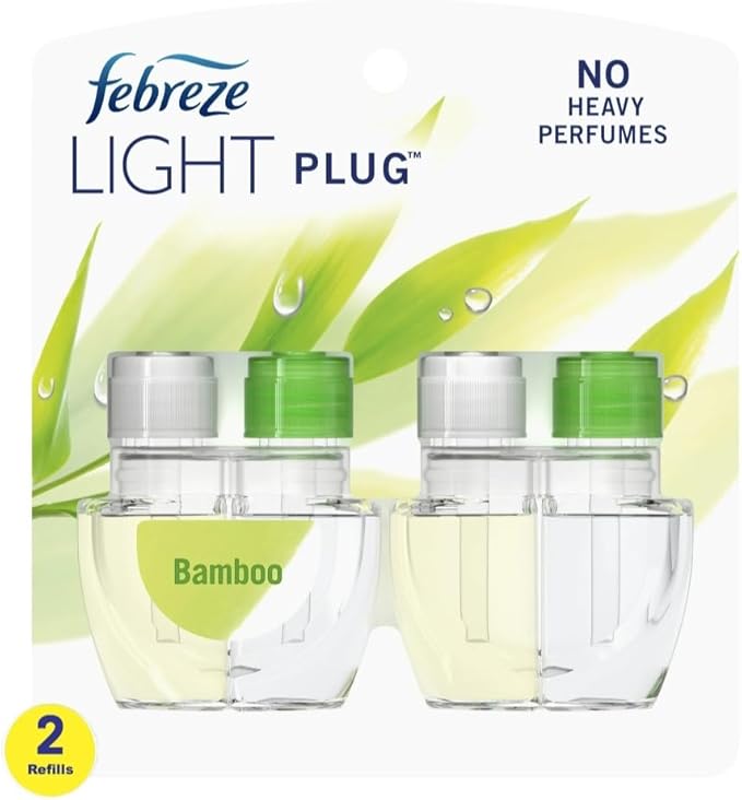 Air Freshener Light Bamboo Scent Odor-Fighting Scented Oil Refills