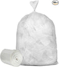 Plasticplace 55-60 Gallon Trash Bags │ 17 Microns │ Clear High Density Garbage Can Liners │ 36” x 60” (150 Count)
