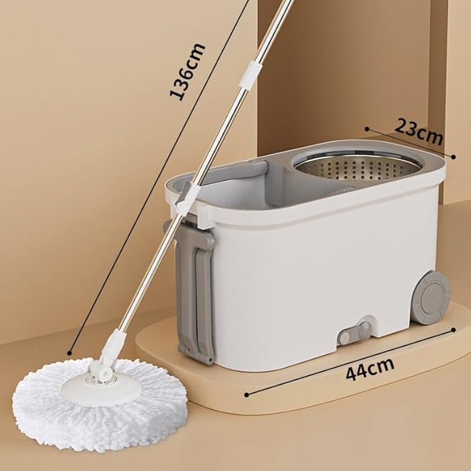 Household Roller Drive Swing Dry Mop Replacement No Hand Wash Rotating