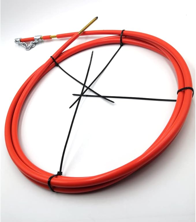 6mm flexible shaft cable 5m full set cleaning chain tools DN32-40 pipe clog remover Drain cleaning