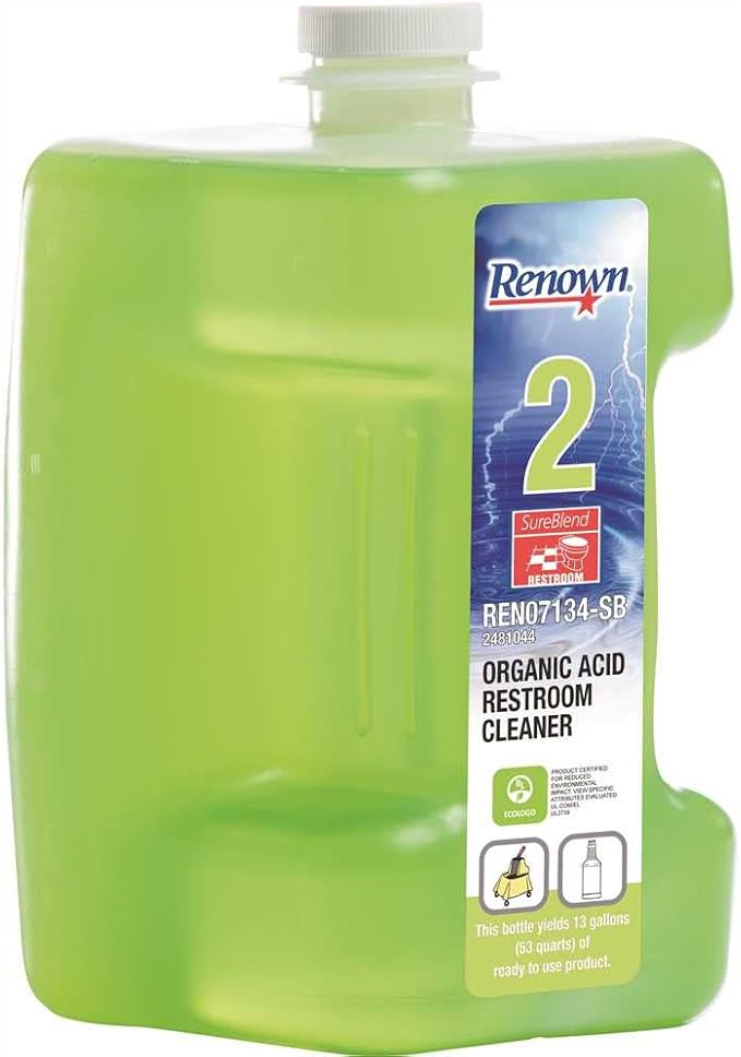 RENOWN Sureblend Organic Acid Restroom Cleaner 80 Oz 2 Per Case-2481044