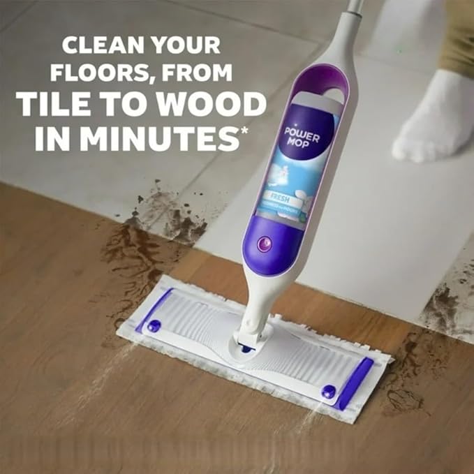 Electric mop Floor Cleaner Suitable for Tile Vinyl Laminate and Wood Floors Floor Cleaning kit.