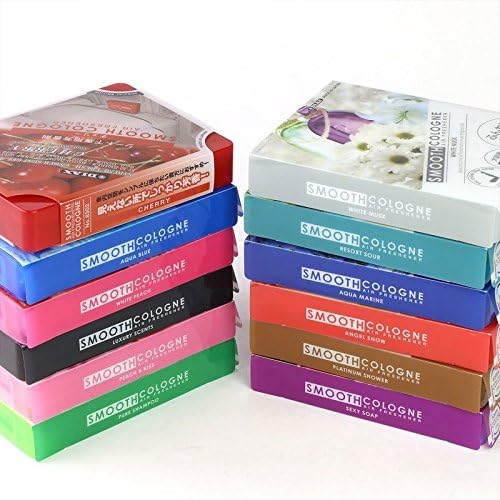 4x200 Gram 1 H x 4 W x 5.4 L Smooth Cologne Luxury Scents Scent ABS Plastic/Gel Based Brick Style Indoor/Interior/Home/Car/Restroom/Bathroom Air Freshener Odor Eliminator Deodorize