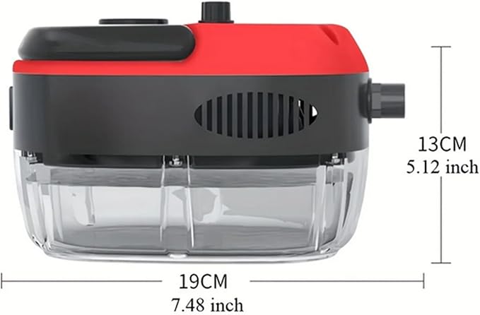 ShowyLive High Pressure Steam Cleaner 2300W Multipurpose Power Steamer Handheld Cleaning Machine for Home and Auto with Touchscreen Interface (Red 110V)