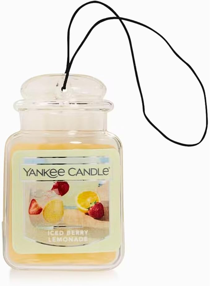Yankee Candle Car Air Fresheners Island Drive Variety Pack1 Bayside Cedar 1 Coconut Beach 1 Iced Berry Lemonade 1 Ocean Air 1 Pink Sands and 1 Sun &amp Sand 0.96 OZ (Pack of 6)