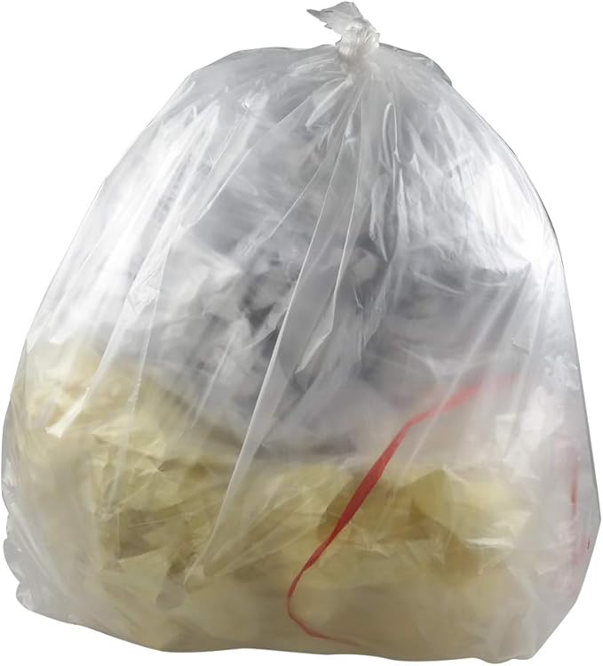 Jekiyo 30 Gallon Garbage Bags Large Trash Bags 70 Counts Clear