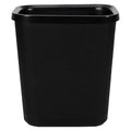 PRETYZOOM Small Plastic Trash can - 2 Gallon Trash can Space-Efficient Slim Garbage Bin Matte Black for Office Bedroom Kitchen Bathroom