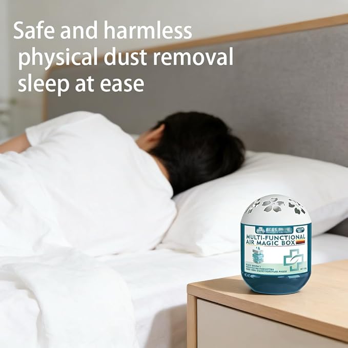 Air Magic Box Indoor Air Purification Dust Removal Magic Box Requires No Electricity Silent Automatic Vacuuming Long Lasting Fresh Air Gel 4.23 Oz for Any Corner (6PCS)
