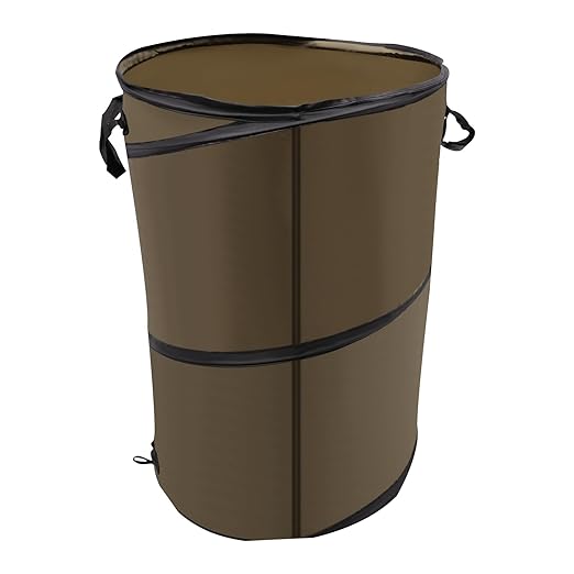 TFCFL Wooden Trash Can with Tray TopCommercial Trash Can Cabinet and Garbage ReceptacleCommercial Grade Rubbish Bin for Office Cafeteria Restaurant (Wood Color)