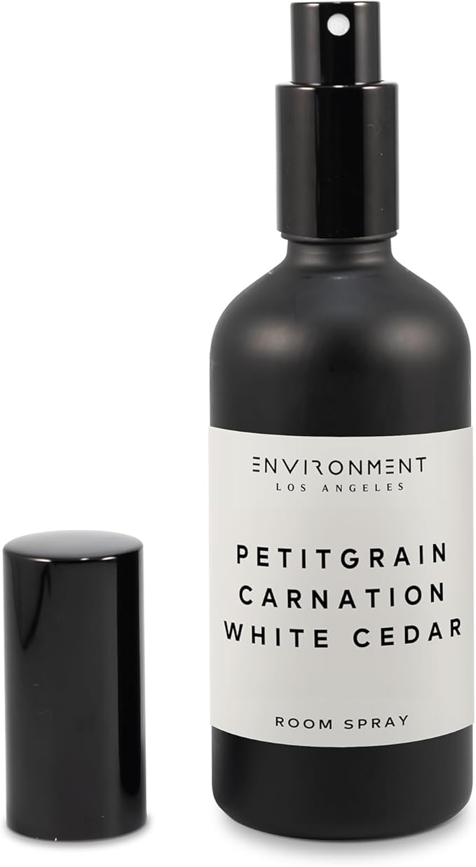 ENVIRONMENT Inspired by Designer Perfume LHomme Room Spray 100ml Air Freshener (Petitgrain | Carnation | White Cedar) Home Fragrance Accessories Room Perfume Room Deodorizer Vegan &amp Cruelty-Fr