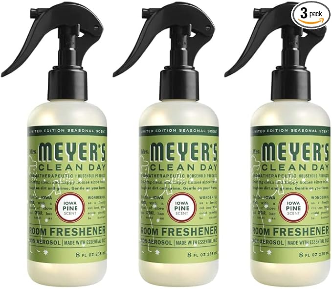MRS. MEYER'S CLEAN DAY Room Freshener Iowa Pine 8 Fl Oz. (Pack of 3)