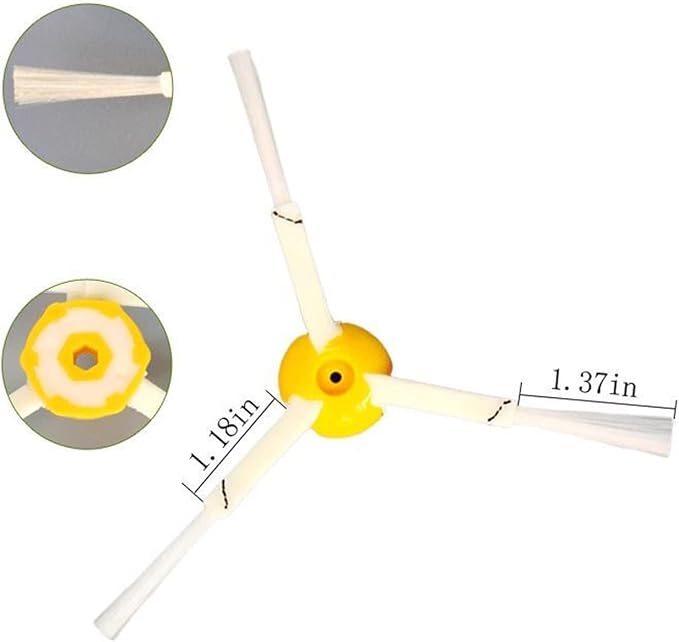 BeNtli Vacuum Cleaner Parts AccessoriesMain Side BrushHepa FilterCompatible for Roomba 800 900 Series 860 870 880 890 966 980 (Color : 12 Hepa Filter)