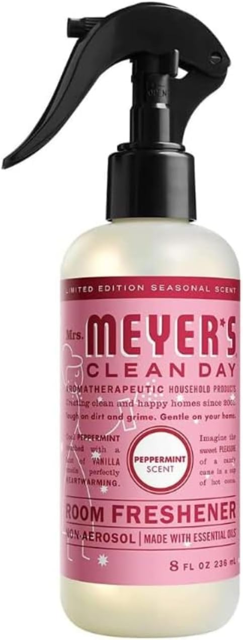 Mrs. Meyer's Clean Day Peppermint Scent Room Freshener 8 Ounce (Pack of 6)