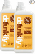 Laundry Detergent 124 Load. 'Amberwood &amp Citrus' Essential Oil Liquid Laundry Detergent Washing Soap for Sensitive Skin. ProvenSafe™ Cleaning Supply w/Odor &amp Stain Remover for Activewear &amp