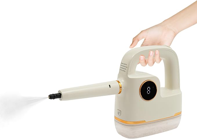 Handheld Steam Cleaner High Temperature Steam Cleaner with 6 Gears &amp Digital Display Home Steam Cleaner with Multiple Accessories for Deep Cleaning Home Furniture Car