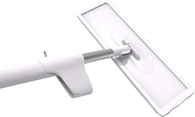 360-degree Rotating mop Suitable for Cleaning Hardwood Laminate and Tile Floors Comes with 5 Reusable dusting Tools White Microfiber