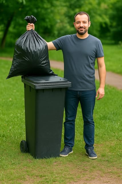 Trash Bag 26 gallon black ultra Strong 100 count