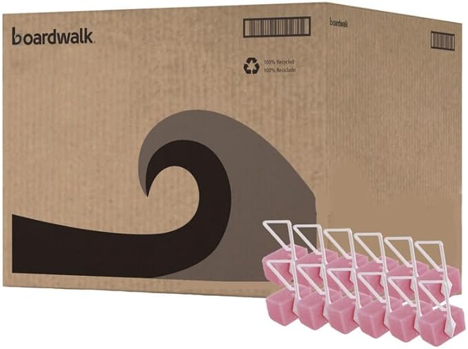 Boardwalk B04BX Toilet Bowl Blocks Cherry Solid 4oz 12/Box