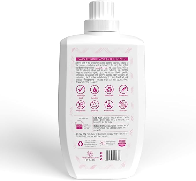 FOREVER NEW Granular Detergent Powder - Delicate Laundry Care Wash - Original Scented 60 Oz