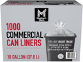 Member Mark 10-Gallon Commercial Can Liners - 1000 ct