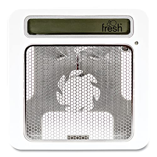 Fresh Products ourfresh Dispenser Air Freshener Replace Metered Aerosol 30 Day Use Powerful Fragrance Sleek Design Light Activated Refill Reminders Medium Sized Spaces Easy to Use 1pk