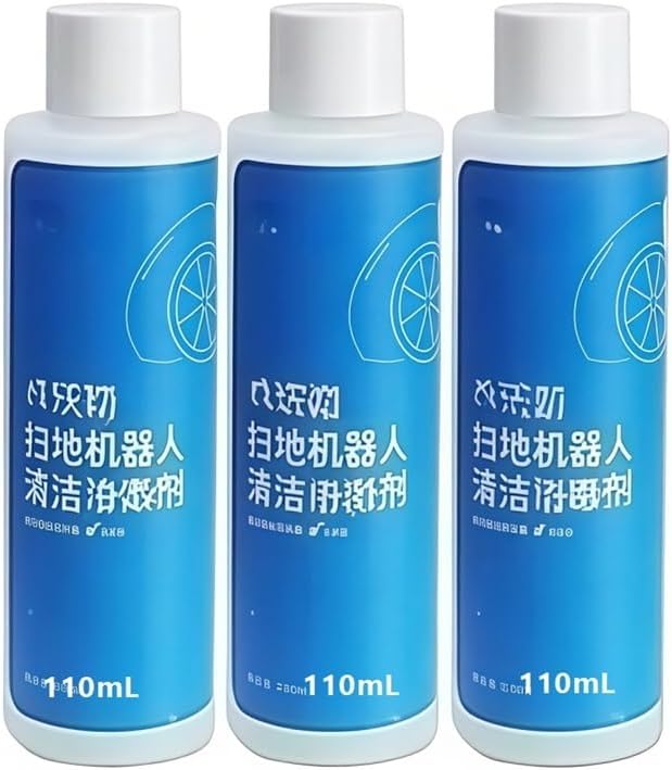 Cleaning Fluid. Compatible With ECOVACS Deebot Ozmo. Liquid T20 T30 N9＋T10 OMNI T10 TURBO X1 OMNI X1 TURBO Floor Cleaning Solution Liqui(110ML 5PC)