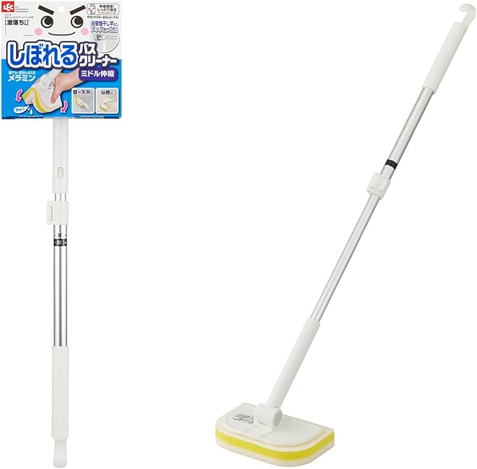 Lec Gekodai-kun Squeezing! Bath Cleaner Melamine (Middle Stretchable)