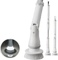 Electric Spin Scrubber with LED Ultimate Household Cleaning Brush with 90Min Runtime &amp 8 Heads 52in Power Scrubber Dark Corner Deep Clean for Bathroom Oven ShowerIPX5 Waterproof (Mode 4)