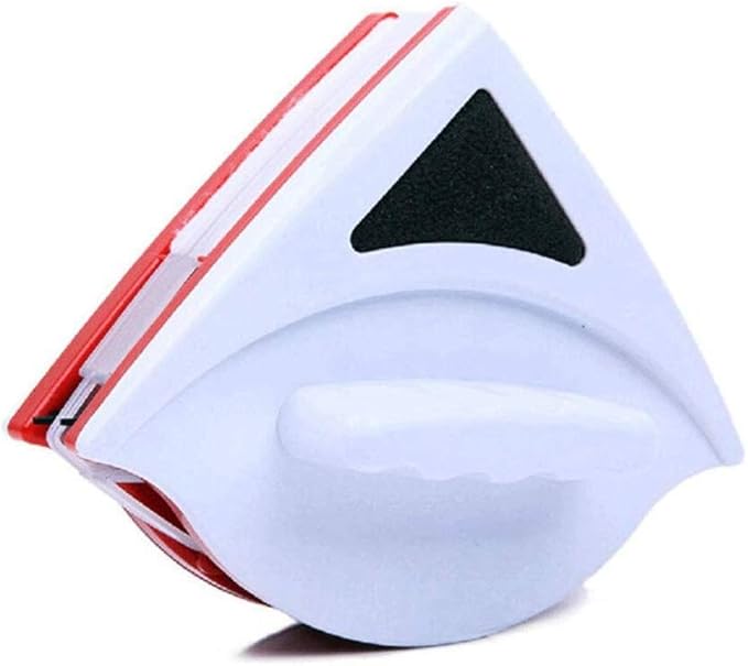 Home Triangle Double Side Magnetic Window Cleaner Glass Surface Wiper Cleaning Brush Double Side Magnetic