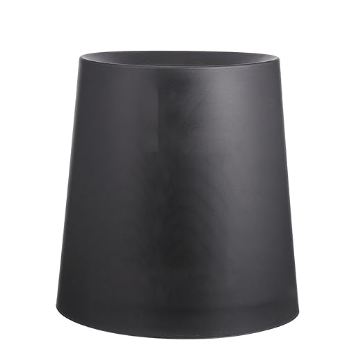 Luxshiny Environmental-Friendly Double Layer Garbage Container No Lid Ash-bin for Bedroom Living Room Office Small Waste Basket Fashion Simple Design