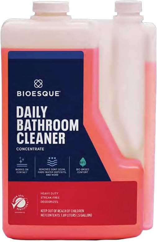 Bioesque Bathroom Cleaner Concentrate 64 Fluid Ounce (Pack of 4)