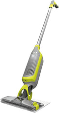 SHARK VM200 VACMOP Cordless Multi Surface Hard Floor Tile Wood Lightweight Floor Cleaner Vacuum Mop with (2) Disposable Pad (1) Cleaning Solution Included Light Gray/Green (Renewed)