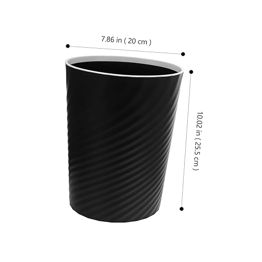 Alipis 2pcs Nordic Style Open Trash Can Small Household Wastebasket for Kitchen Bathroom Office Versatile Rubbish Bin and Easy to Use and Clean