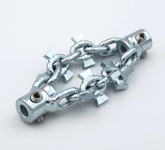with carbide-tip drain cleaning cutter DN50mm pipe cleaning knocker 6mm push rotary cable sewer clog remover catcher