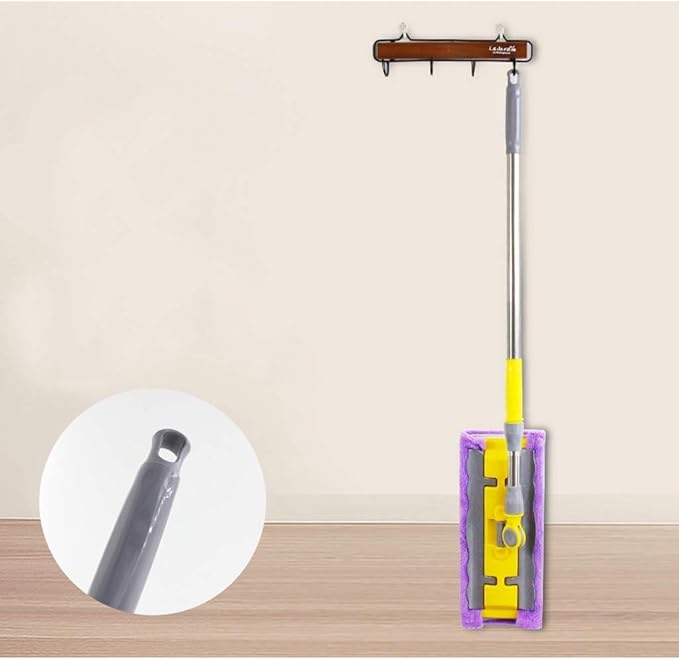 MopMicrofiber Hardwood Floor Mop Rotation Dust Flat Mop with Long Stainless Steel Handle for Home/Office Floor Cleaning