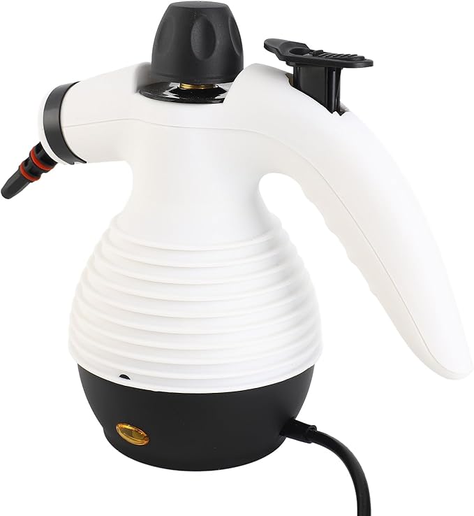 ZJchao Steam Cleaner 3 Bar 1050W High Temperature High Pressure Steam Cleaner Handheld Portable with 350ml Water Tank for Home Cleaning (US Plug)