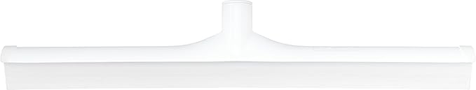 SPARTA 20 Floor Squeegee Replacement Head Seamless Rubber with Rust-Free Plastic Frame for HACCP Compliance Heavy-Duty Industrial Use Thermoplastic Rubber 20 Inches White