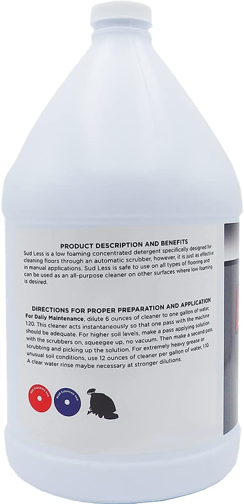 Lundmark Suds Less Low Foaming Cleanser for Floor Machines 1-Gallon 3278G01-4 (M-3278G01-4)