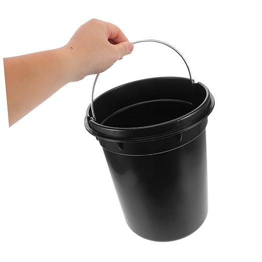 Trash Can for Office and Home Wastebasket Simple Design for Bedroom Bathroom Kitchen and Outdoor Use No Lid Convenient Waste