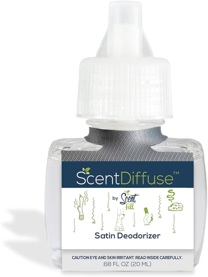 Scent Fill Satin Deodorizer Plug in Air Freshener 4 Scented Oil Refills