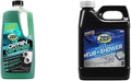 Zep Drain Defense Pipe Build-Up Remover (64 Ounces) and Advanced Tub &amp Shower Drain Opener Gel (32 Ounce)
