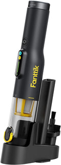 Fanttik Slim V10 Lite Cordless Handheld Vacuum 0.98lb Lightweight with All-in-One Base Design 12000Pa Suction &amp Smart LED Display Portable Mini Vacuum Cleaner for Kitchen Table Home Car