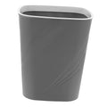 TEHAUX Large Capacity Trash Can Press Type Lid 13 Gallon Plastic Garbage Container for Kitchen Bathroom Office Slim Wastebasket Sink and Desktop Use