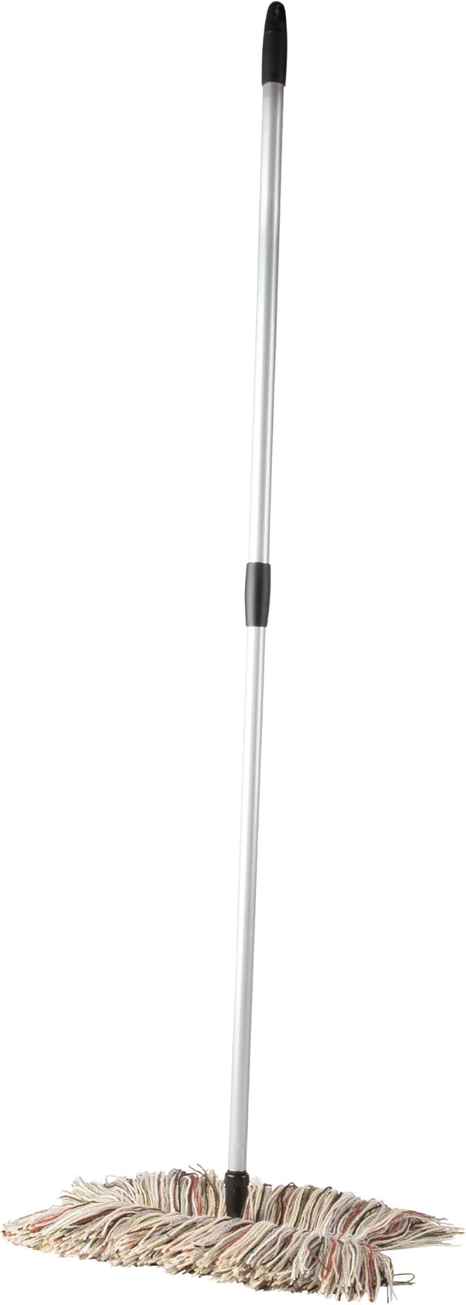 Dust Mop for Hardwood Floors - Extendable Duster Wand with 59” Long Telescoping Handle and Washable Wool Floor Mop Head - Long Dusters for Cleaning - Household Cleaning Tools by Kings County Tools